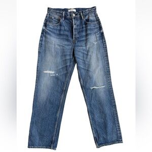 Moussy Vintage Women’s Sz 27 Straight Leg Denim Button Fly Jeans Japan